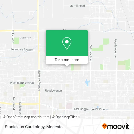 Stanislaus Cardiology map