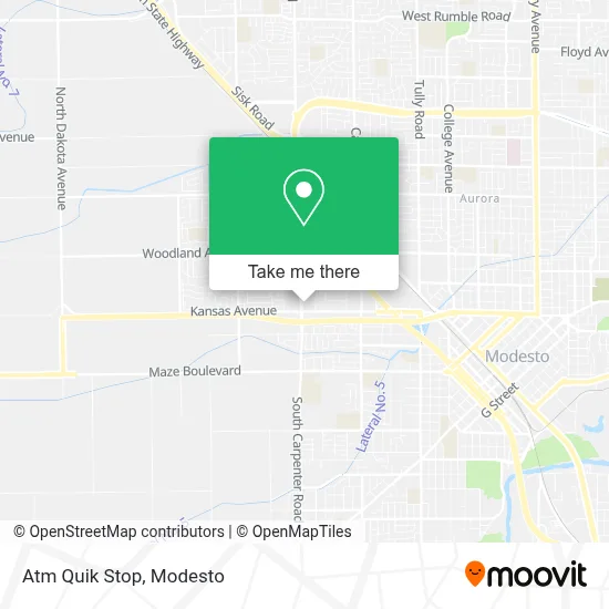 Atm Quik Stop map