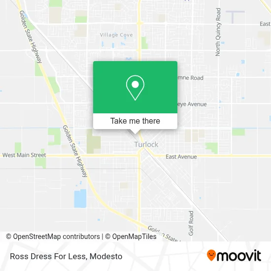 Ross Dress For Less map