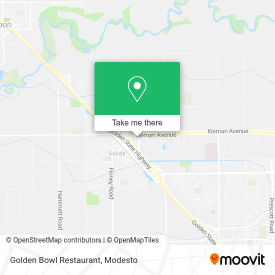 Golden Bowl Restaurant map