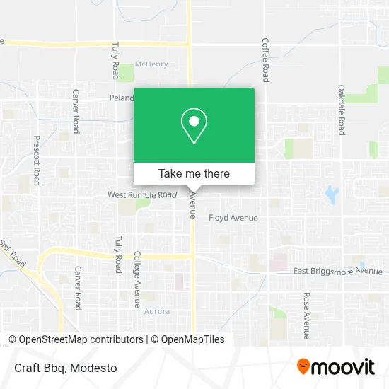 Craft Bbq map