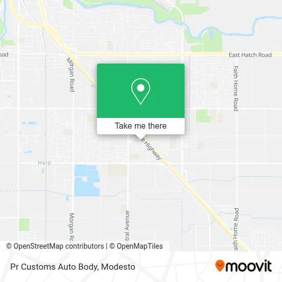 Pr Customs Auto Body map