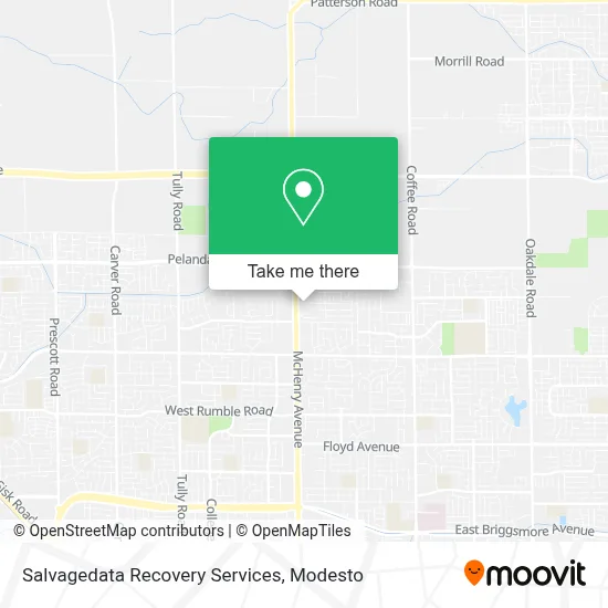 Salvagedata Recovery Services map