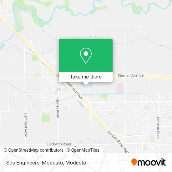 Scs Engineers, Modesto map