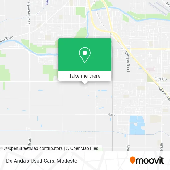 De Anda's Used Cars map