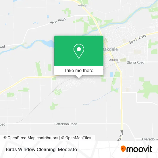 Birds Window Cleaning map