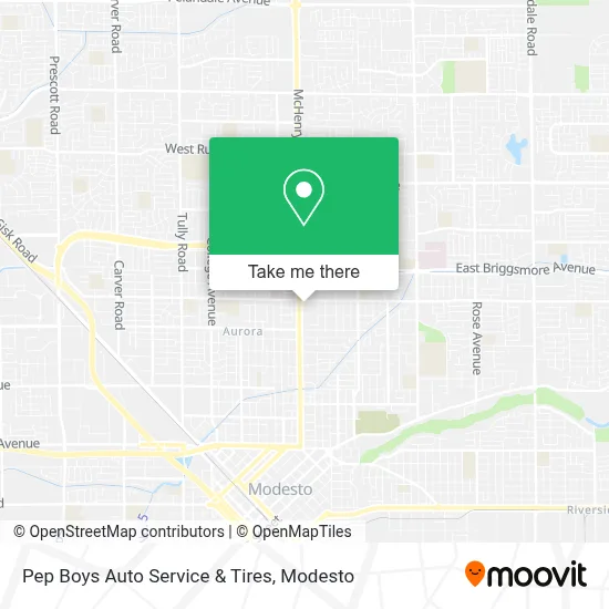 Pep Boys Auto Service & Tires map