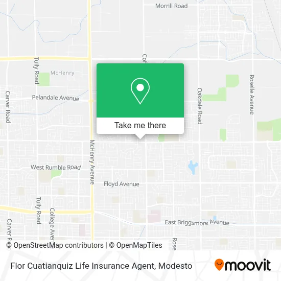 Flor Cuatianquiz Life Insurance Agent map