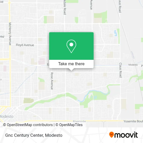Gnc Century Center map