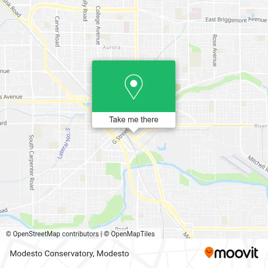 Modesto Conservatory map