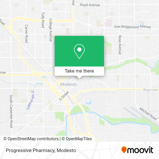Progressive Pharmacy map