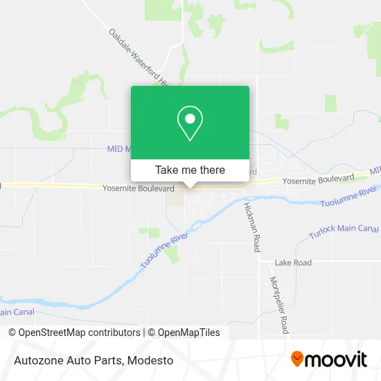 Autozone Auto Parts map