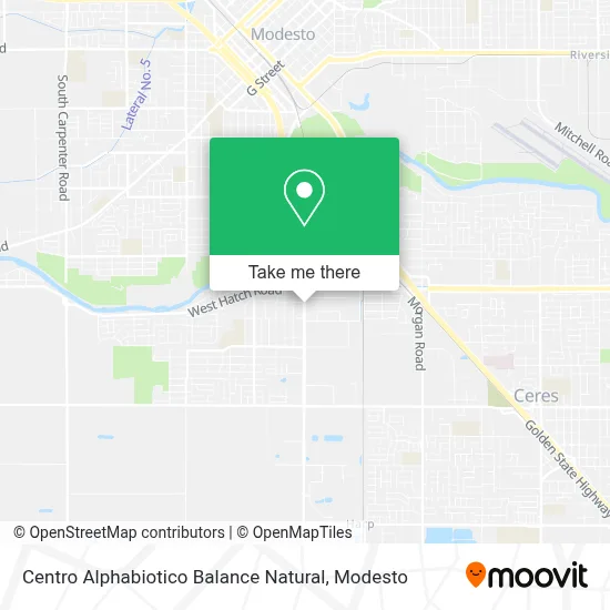 Centro Alphabiotico Balance Natural map