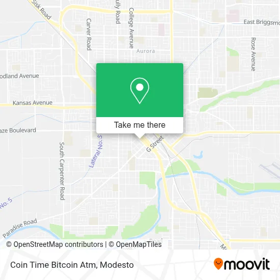Coin Time Bitcoin Atm map
