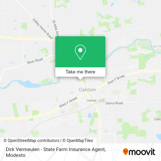 Dirk Vermeulen - State Farm Insurance Agent map