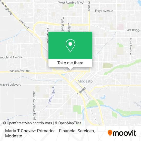 Maria T Chavez: Primerica - Financial Services map