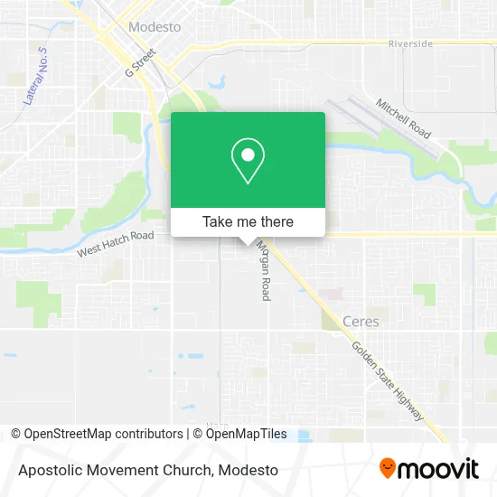 Apostolic Movement Church map
