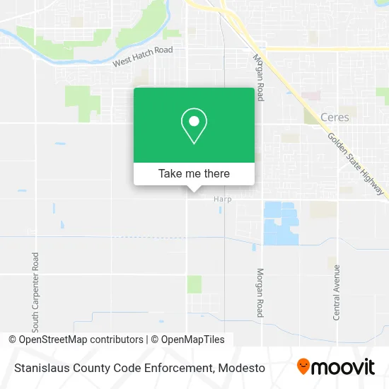 Stanislaus County Code Enforcement map