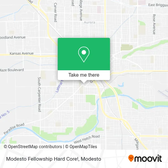 Modesto Fellowship Hard Core! map
