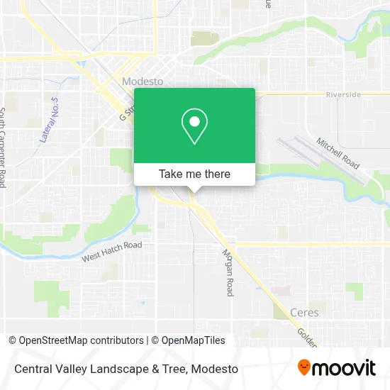 Central Valley Landscape & Tree map