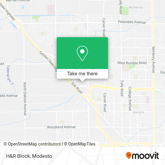 H&R Block map