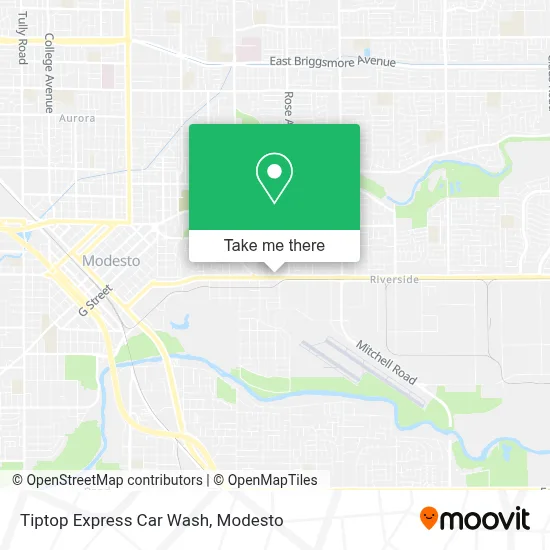Tiptop Express Car Wash map
