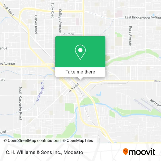 C.H. Williams & Sons Inc. map