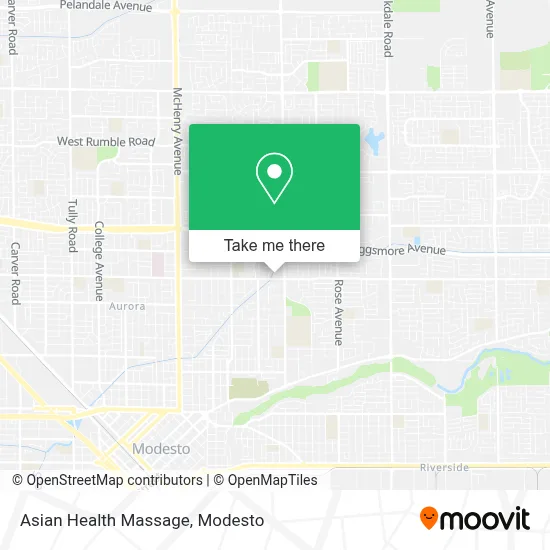 Asian Health Massage map