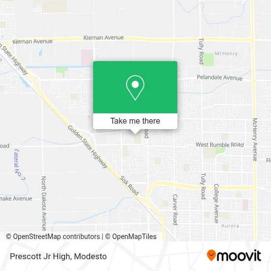 Prescott Jr High map