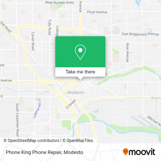 Phone King Phone Repair map