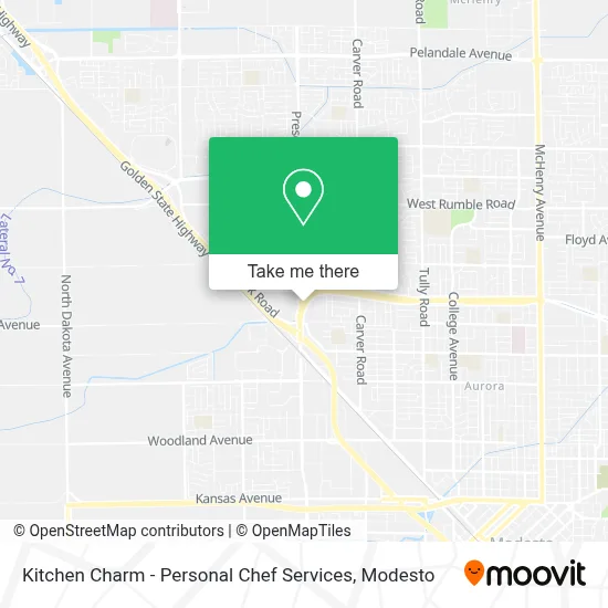 Kitchen Charm - Personal Chef Services map