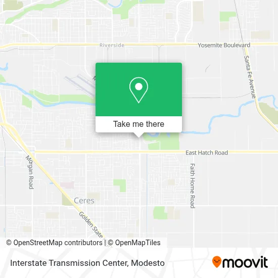Interstate Transmission Center map