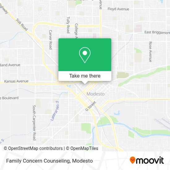 Family Concern Counseling map