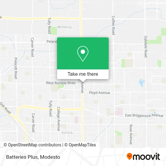 Batteries Plus map