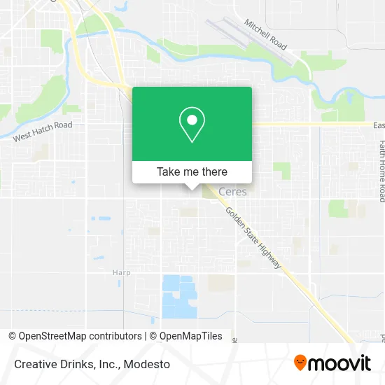 Creative Drinks, Inc. map