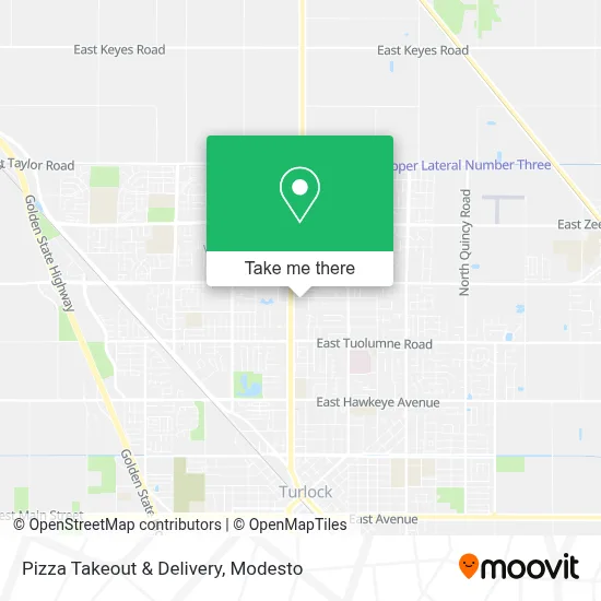 Pizza Takeout & Delivery map