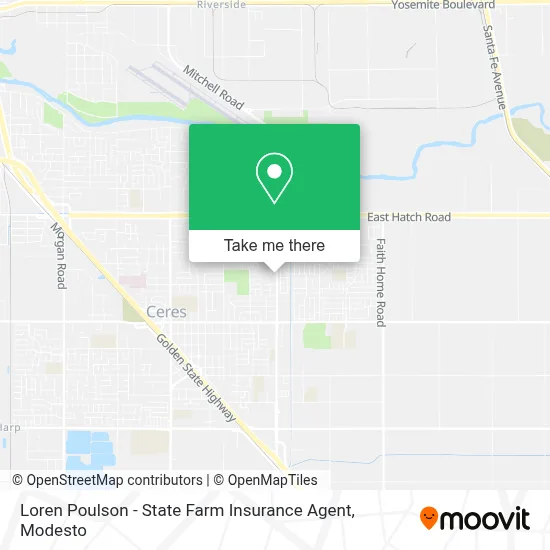 Loren Poulson - State Farm Insurance Agent map