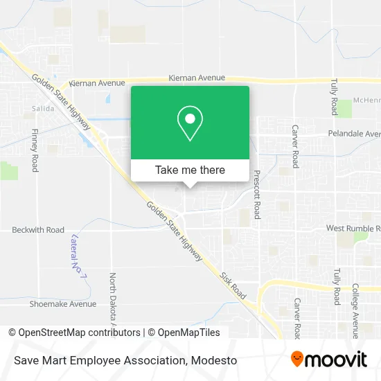 Save Mart Employee Association map