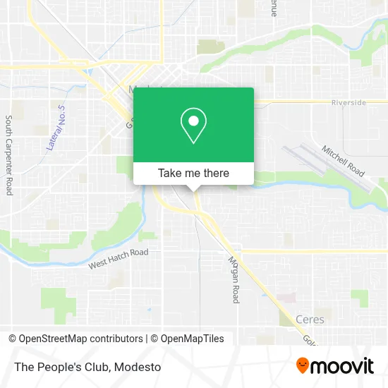 The People's Club map