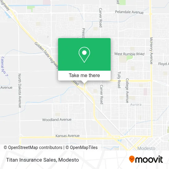 Titan Insurance Sales map