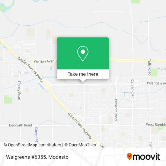 Walgreens #6355 map