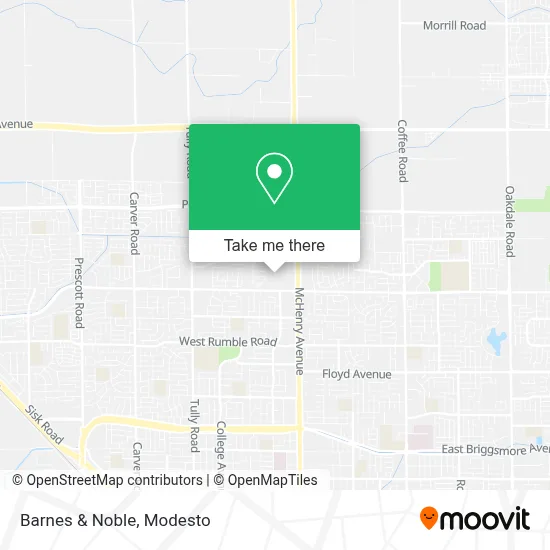 Barnes & Noble map