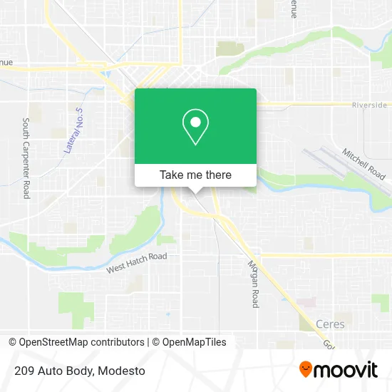 209 Auto Body map