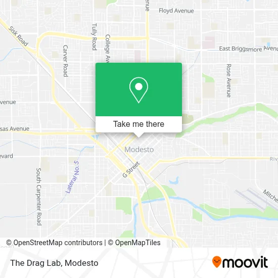 The Drag Lab map