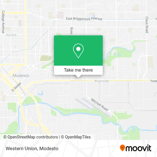 Western Union map