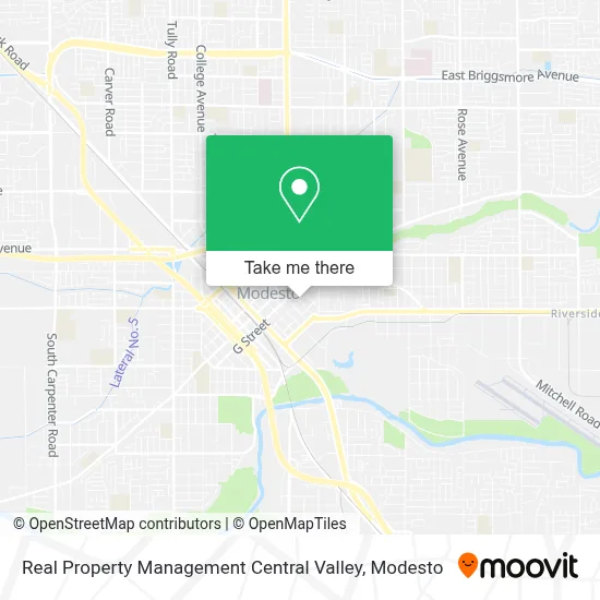Real Property Management Central Valley map