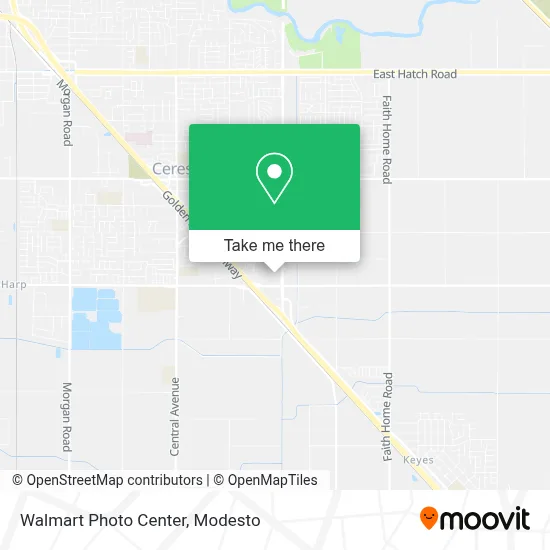 Walmart Photo Center map