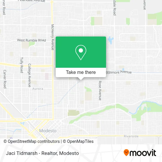 Jaci Tidmarsh - Realtor map