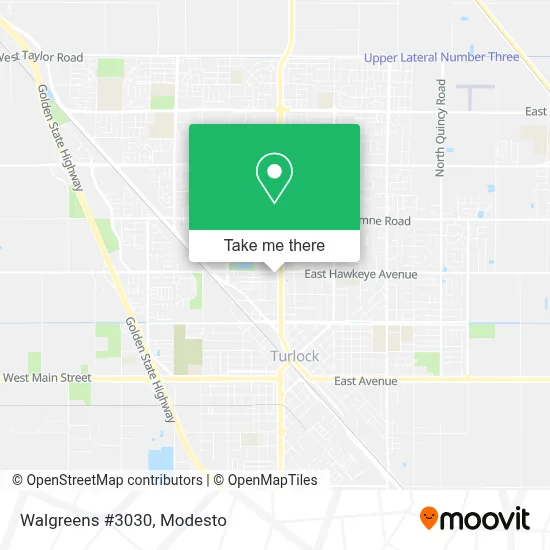 Walgreens #3030 map