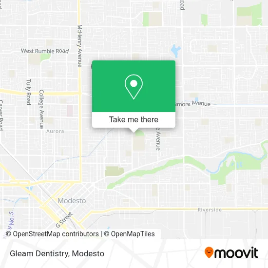 Gleam Dentistry map